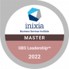 Badge: Inixia Business Services Institute Master GBS Leadership 2022